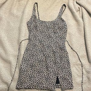 Abercrombie navy floral dress